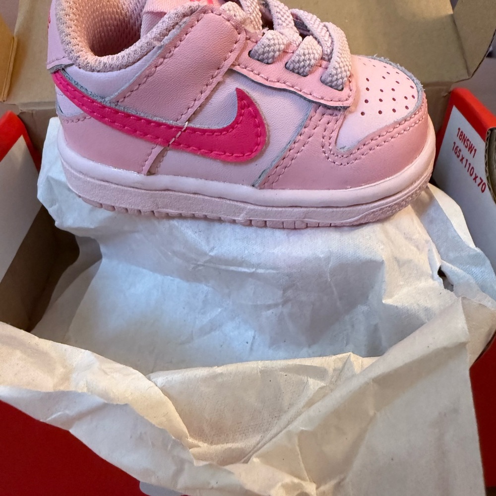 Triple pink dunks toddler